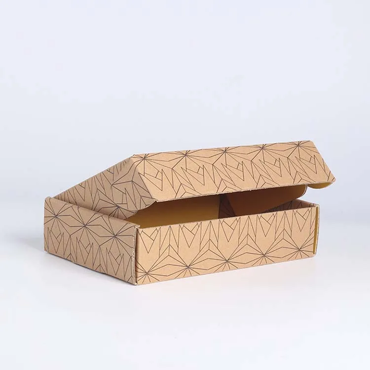 packaging electronic product gift cardboard mailing carton folding custom black mailer box