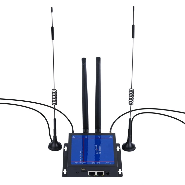 Industrial grade router with SIM card and high gain 5dB antenna