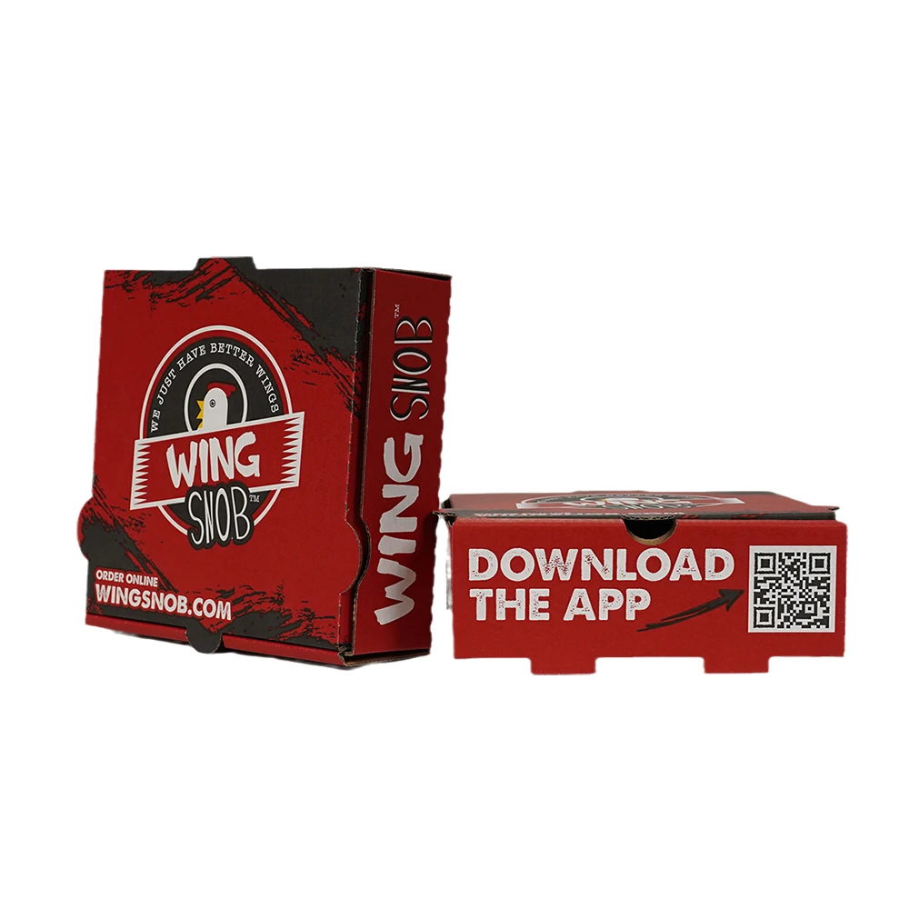 Food grade Compostable fried chicken box for Take Away with Logo Customized Printed