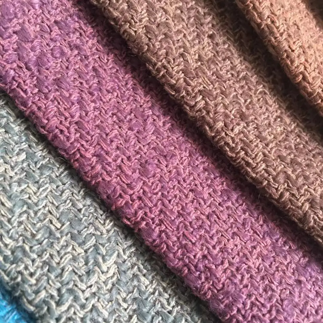 Exported to North America 2022 Top quality Modern Rugged look For sofa cover Furniture Home textile Upholstery Hemp fabric