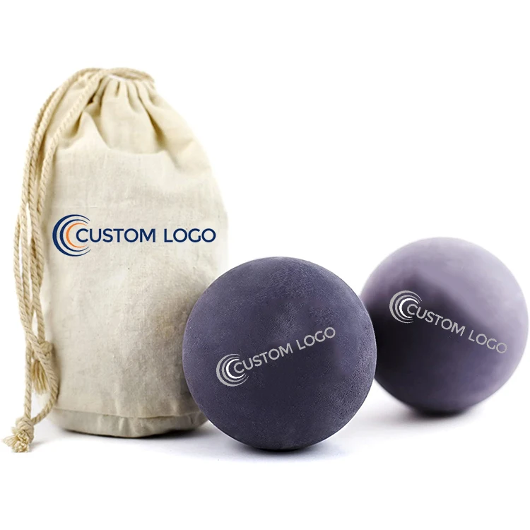 Massage Body Rubber Fitness Yoga Massage Balls with Canvas Bag