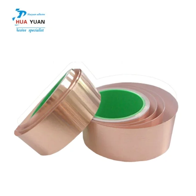New Design Copper Foil Tape For EMI Shielding For Soldering Gold Tape Mask Copper Tape Foil