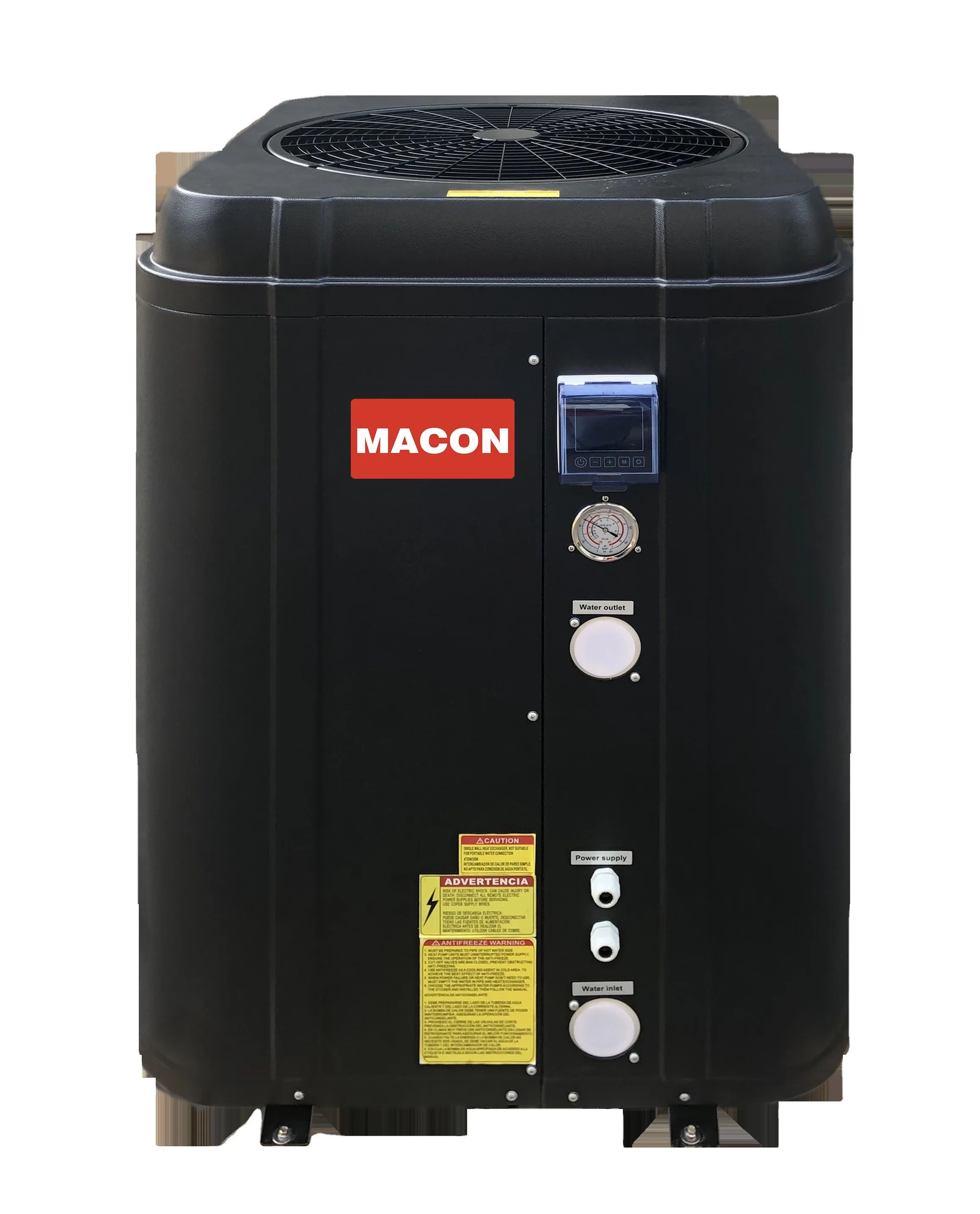 Macon, плавающий тепловой насос r410a, водонагреватель, бассейн, спа тепловой насос