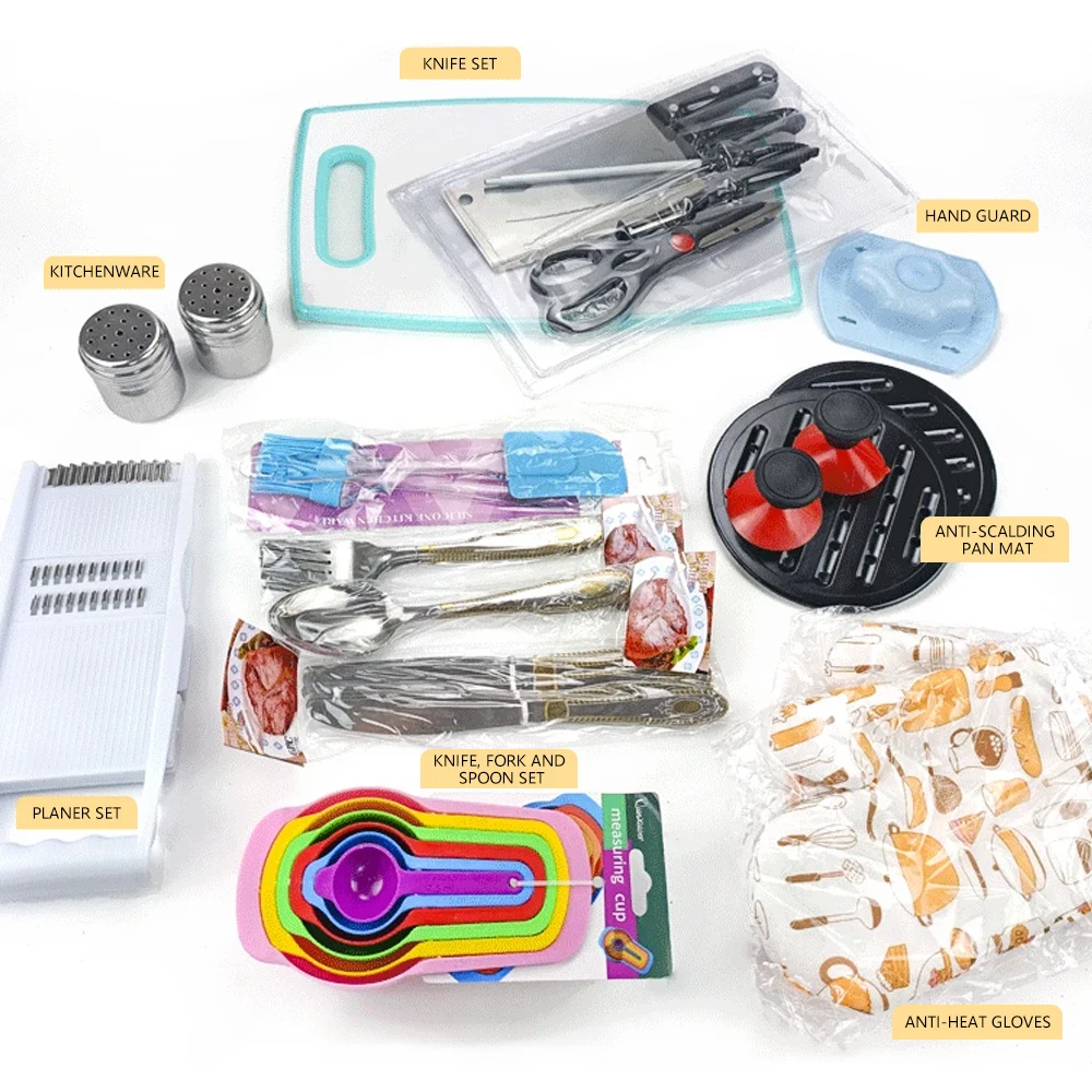 Wholesale 70Pcs Compound Bottom Stainless Steel Pots Cookware Set For Kitchen Cooking