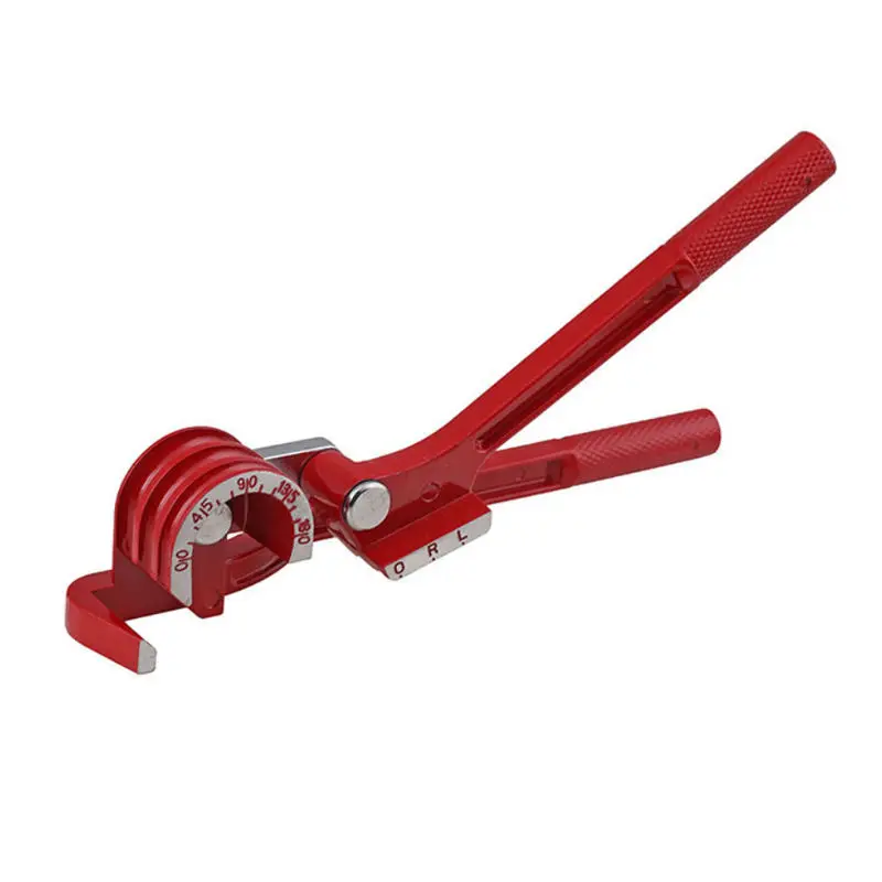 Aluminum alloy body 90 degree copper pipe bender manual 3-in-1 bend radius 15/16'