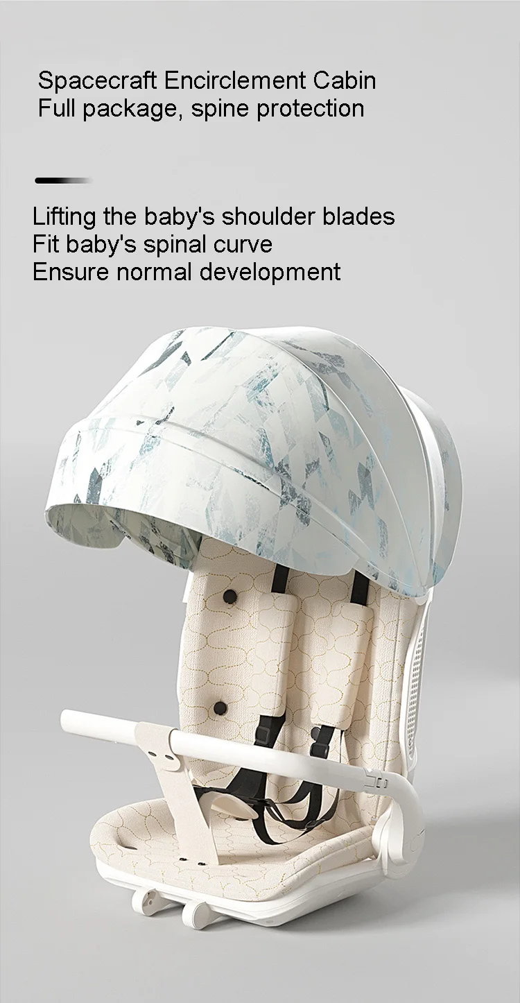 Multi-function high quality three - dimensional baby stroller lightweight two-way push baby stroller