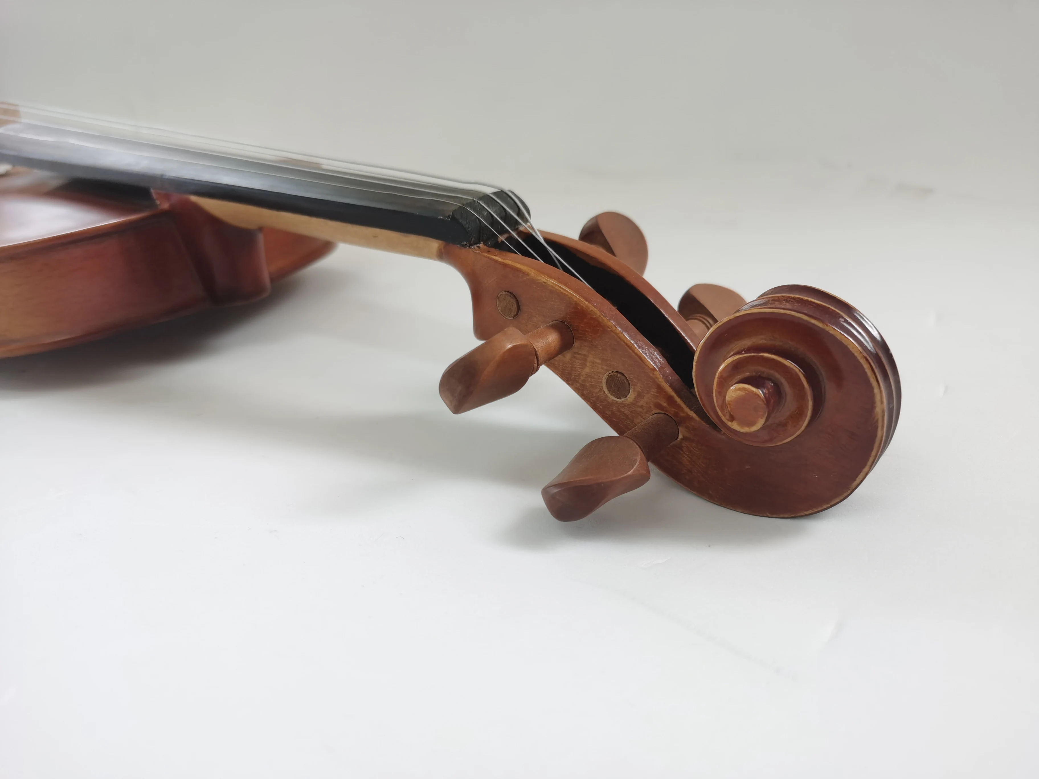 China factory  student antique style yellow brown solid wood maple  violin 4/4 3/4 1/2 1/4 1/8 GV-003
