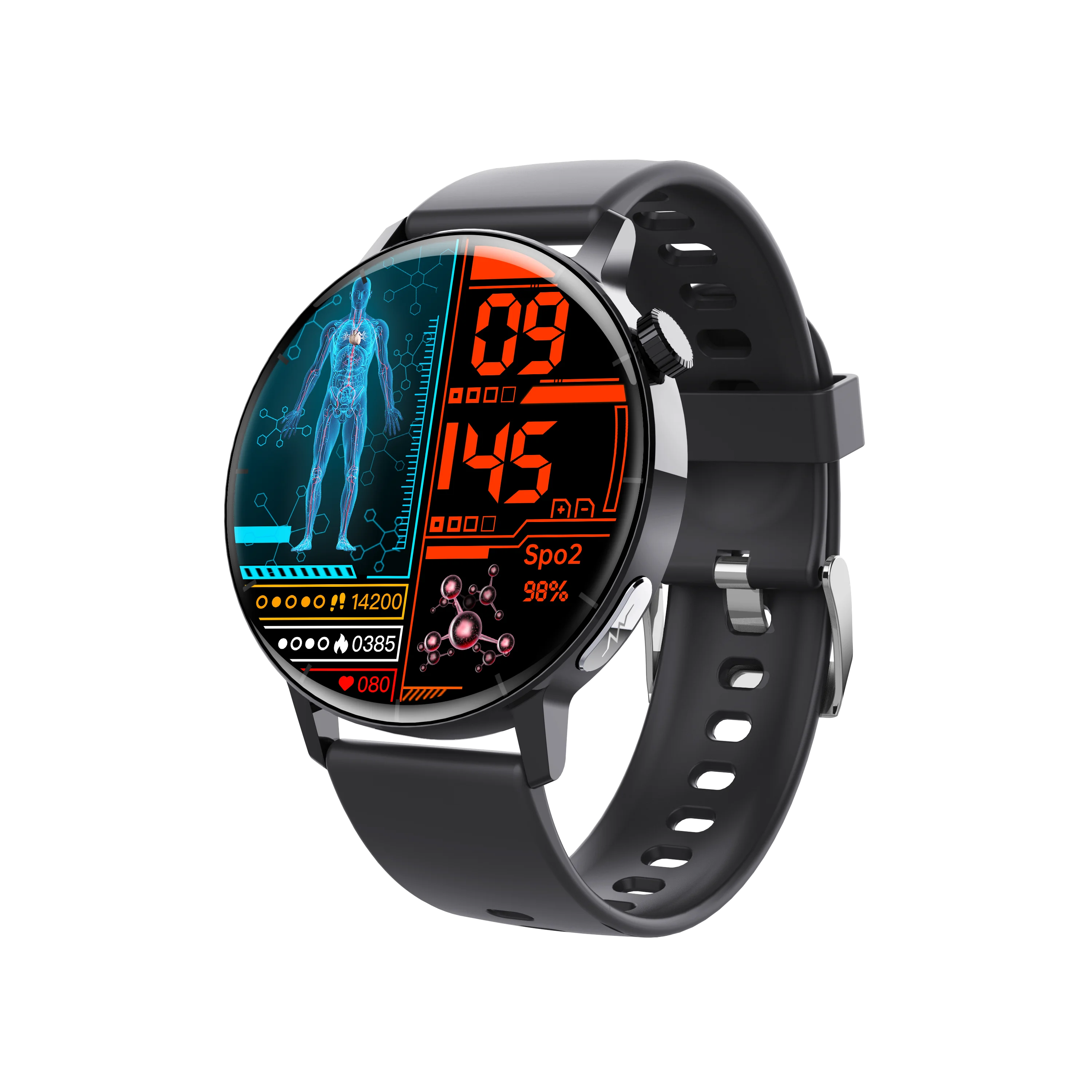 F67 Pro Smart Watch round screen multi-Language Bluetooth H Band APP control Sports Gift box Android iOS Hongmeng health watch