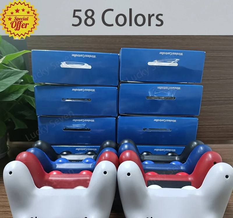 58 Colors Original Logos PS4 Controller V2 V4 Full Faction Joystick Wireless Gaming Manette Console PS2 PS3 PS4 PS5 Controller