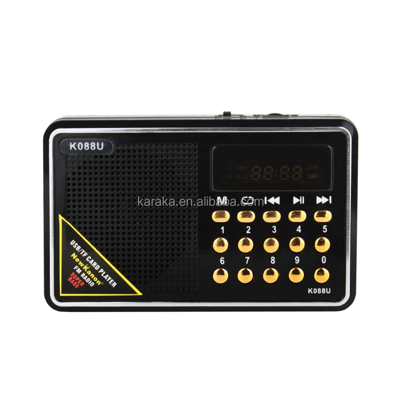 088 manufacture Amazon hot selling pocket home mini radio Portable FM sound complete bands receive