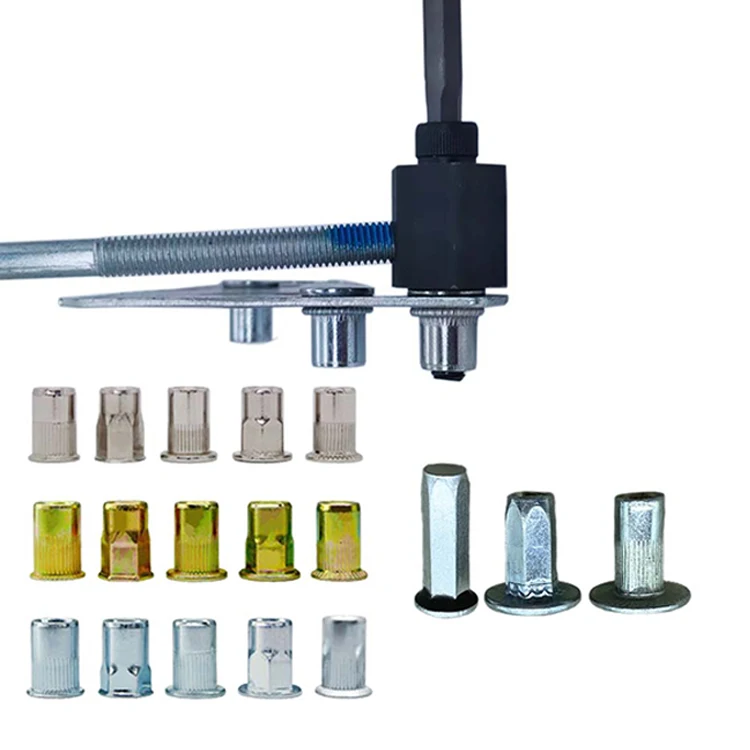 Simple Rivet Head Accessory Nuts M3 M4 M5 M6 M8 Rivet Nut Tools Used for automobiles