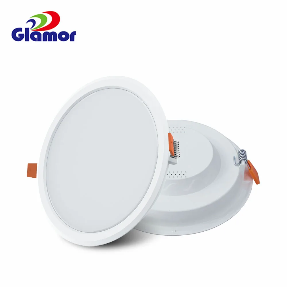 Round Recessed Led Panel Light Ceiling Downlight Wholesale Price Modern No Flicker Ultra Slim 3w 6w 8w 12w 15w 18w 24w OEM