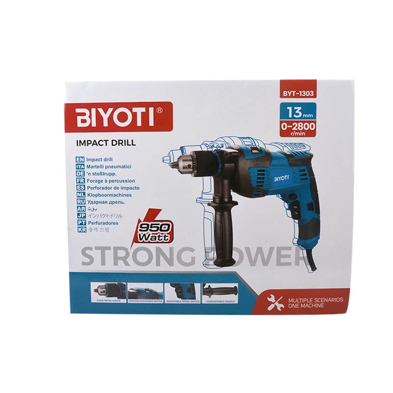 Hot Selling 13 mm 950 w 110/220-240 v Portable Corded Electric Power Impact Hammer Drills Machine