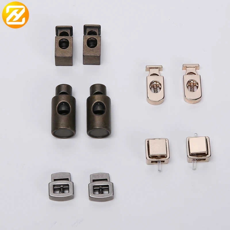 High Quality pig nose gold metal tube cord ends string end