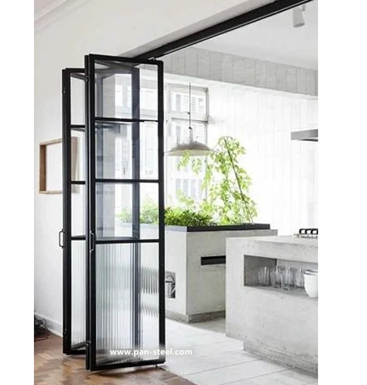 panel partition bi-folding up windows and doors american style iron wall grill design