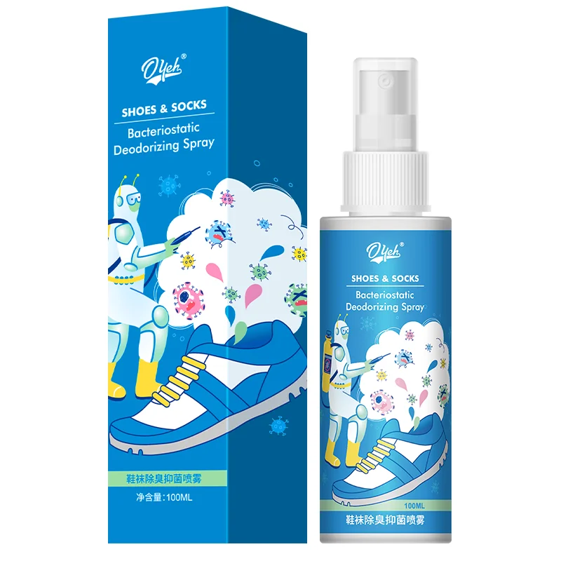 Wholesale High quality shoe deodorant spray Antibacterial deodorant freshener 100ml shoe deodorant spray