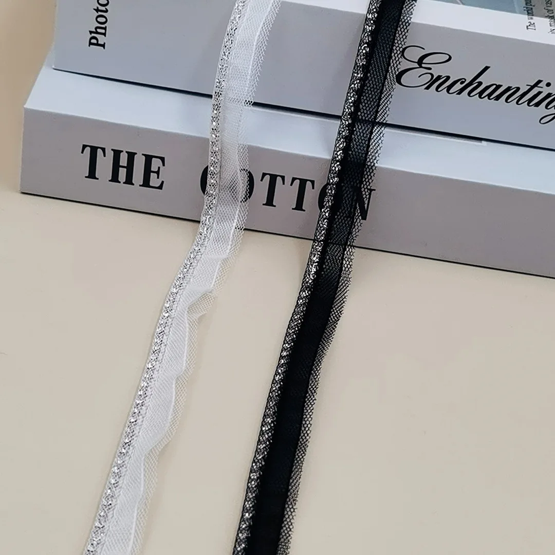 JFL054 6#DM diamond Lace rhinestone bag gauze wedding headwear collar Hair accessories luggage decorative clothing accessories