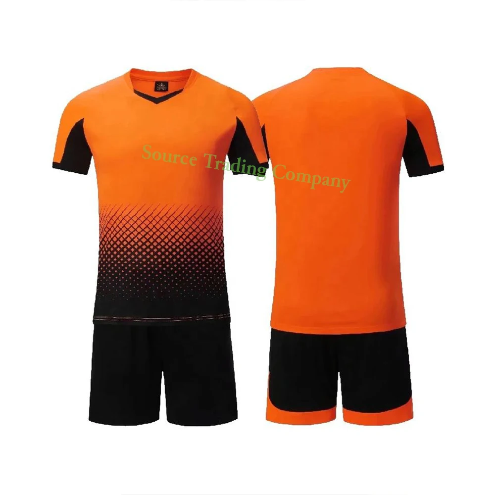 Top Grade High Quality Wholesale Customize Football Jersey Men Shirts & Pants OEM Sea Uniform Style Time Lead Sportswear Design