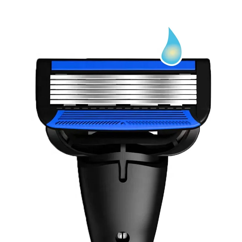 Newest design 6 blades high quality German blade shaving razor for men