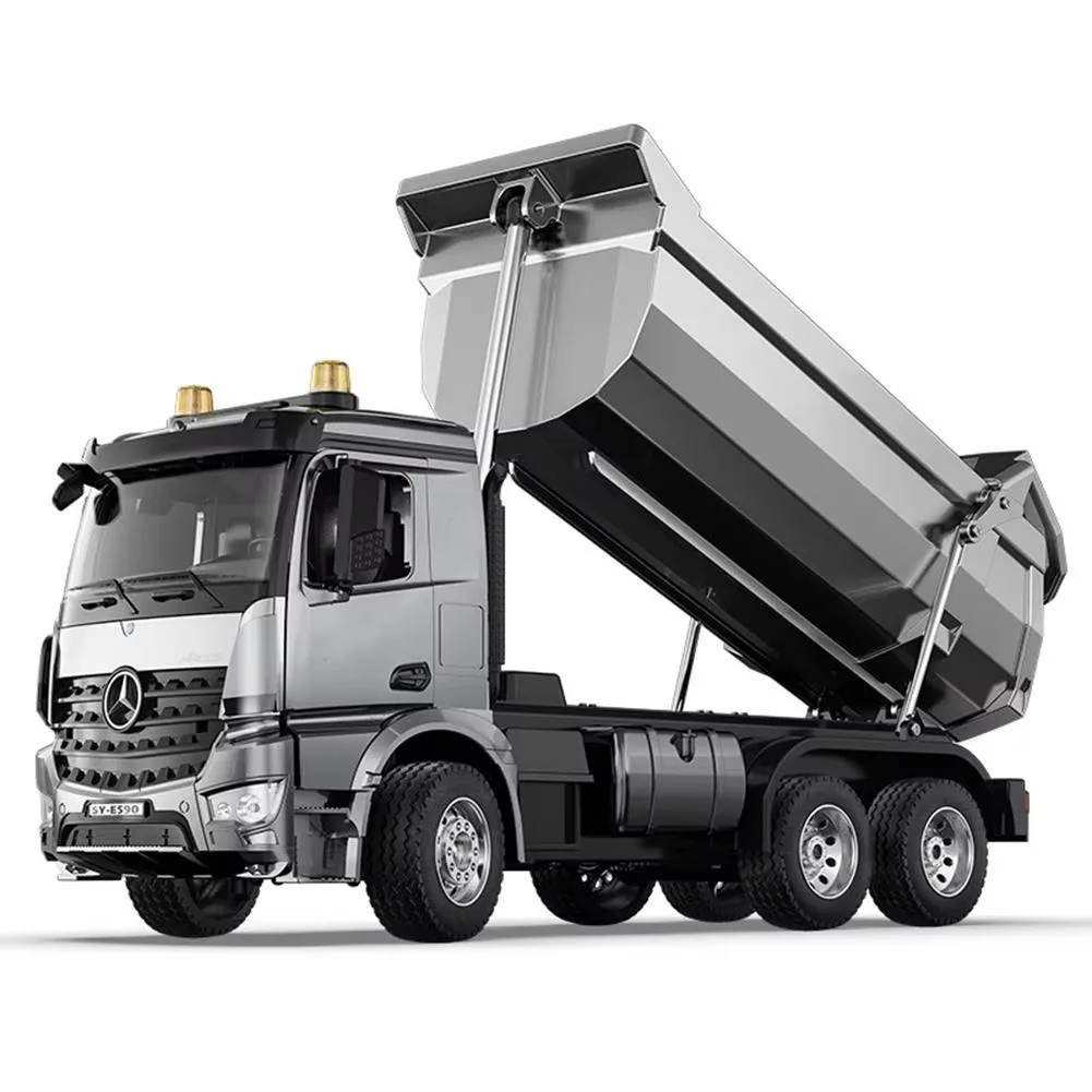 Новый двойной E Volvo E590-003 1/20 сплав самосвал погрузка и разгрузка грузовик с двойным дистанционным управлением