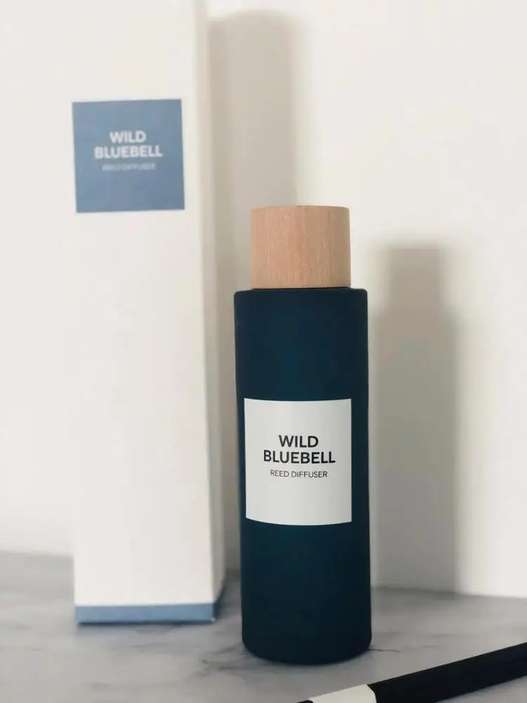 150ml perfume oil reed diffuser in glass bottle with wooden cap