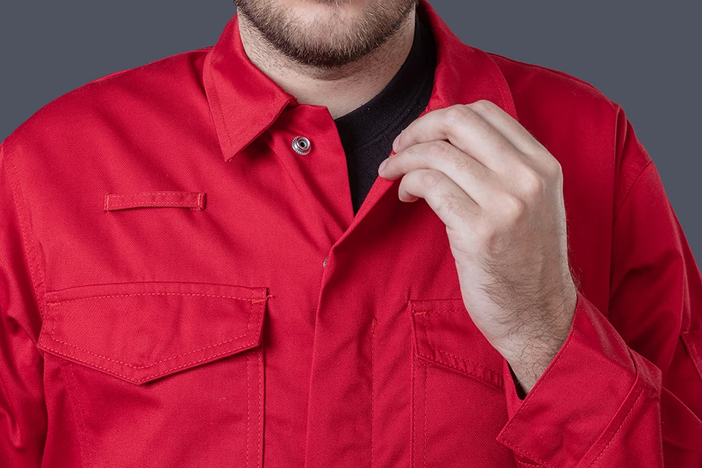 Uniform Welding Boiler Suits Coverall Workwear Flame Retardant Work Clothes Uniforms Safety Coverall Suit