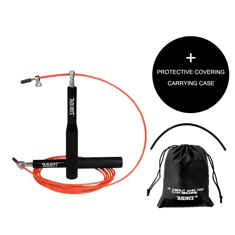 Aolikes 3203 Durable Using Fitness Speed Skipping Jump Rope High Quality Hot selling Wholesale Adjustable exercise jump rope