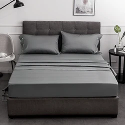 100% хлопок сплошной простыней на резинке постельное белье для взрослых чехол для матраса