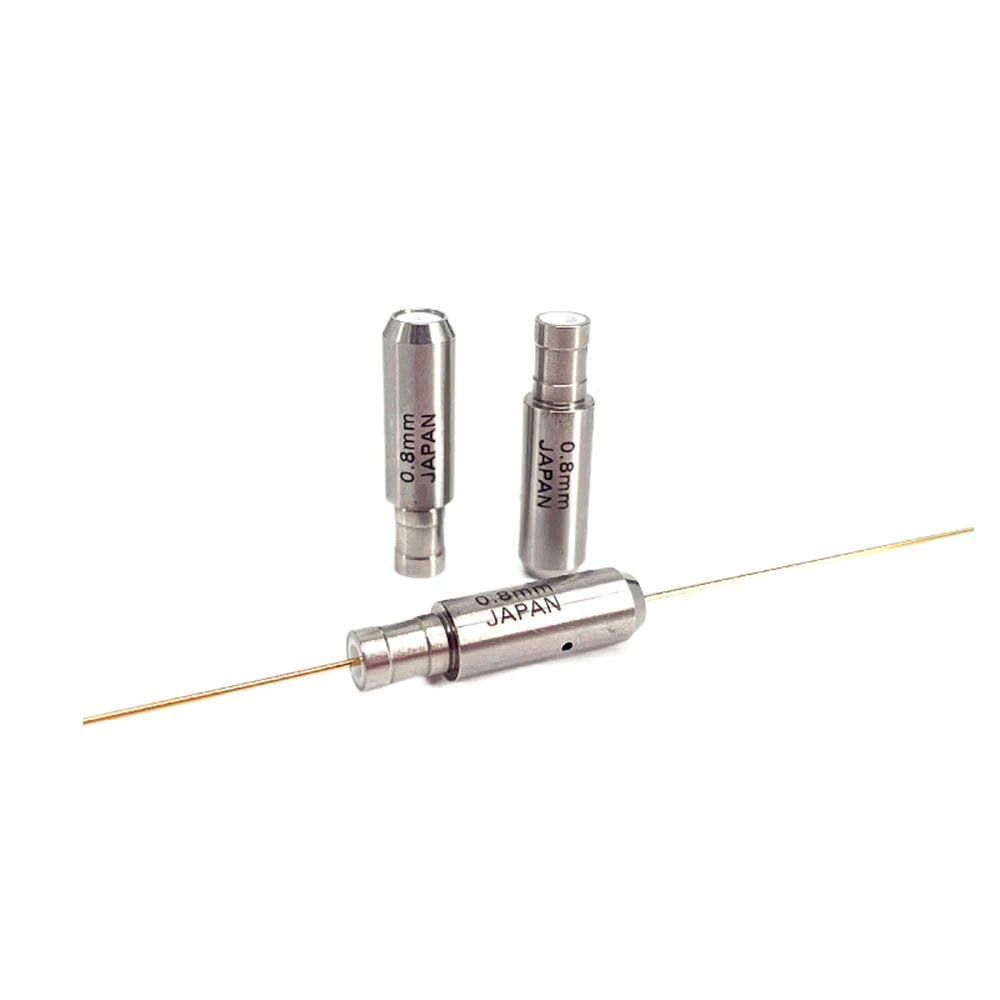 Commercial Silver 6*8*30mm EDM Drilling Spare Parts Ceramic Electrode Pipe Guide