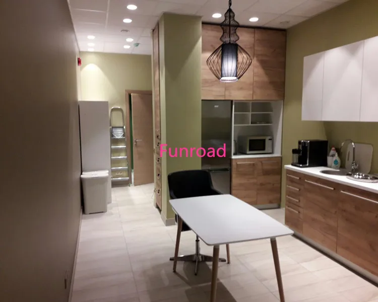 Classic nail bar table kiosk portable nails table salon manicure service desk with chair beauty salon furniture supplier