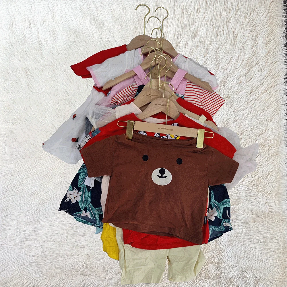 Wholesale used summer clothes children wear source manufacturer cheap clothes bales