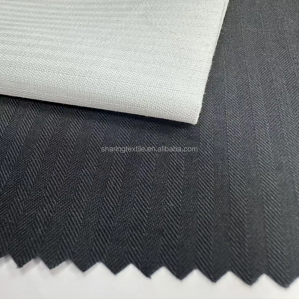 65/35 80/20 Polyester Cotton Blend 133*72/110*76 Herringbone Jacquard TC Pocketing Fabric