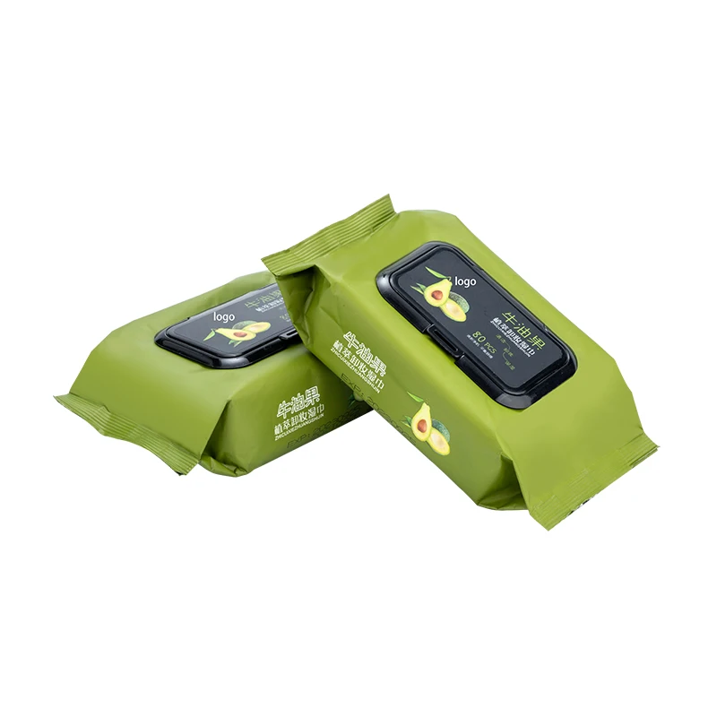 Lady Makeup Remove Facial Wet Wipes Cute Design Moisturizing Cleansing Wet Wipes Lingettes Humides