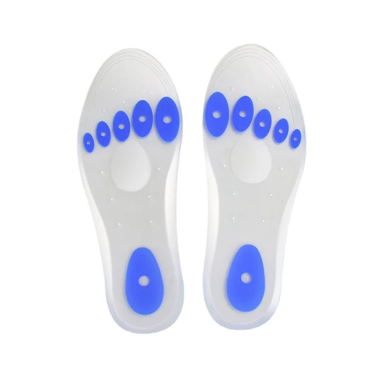 Premium Medical Silicone Diabetes Insoles Orthopedic Insoles Soft Comfortable Relieve Foot Pain Heel Spurs Plantar Fasciitis