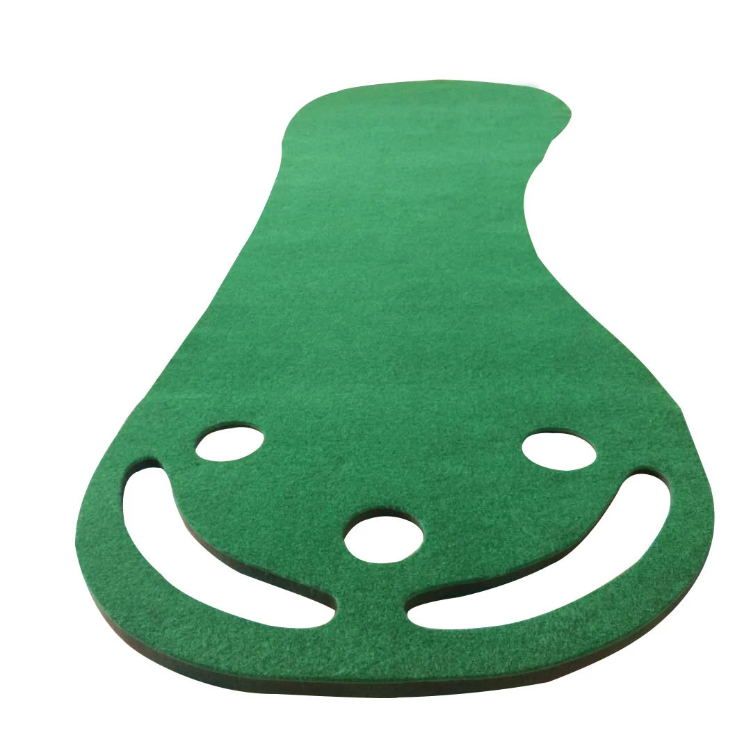 Wholesale 3 holes indoor outdoor mini golf putting green Practicing putting green