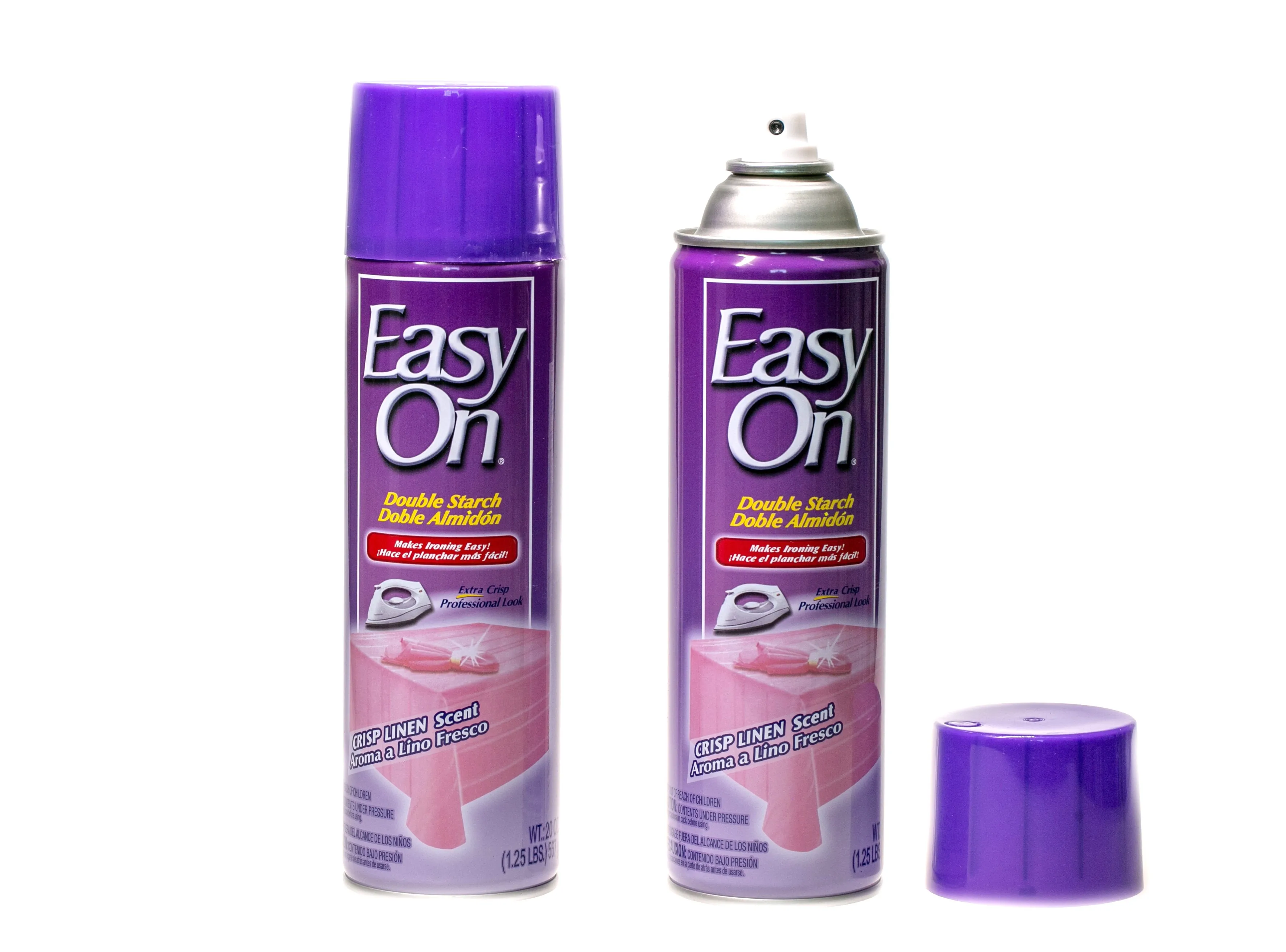 strong easy on spray double starch crisp linen fabric starch