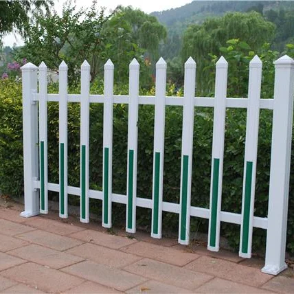 Security PVC Coated Fence Panels Outdoor 3D Modelled Fence with Galvanized Iron Wood Frame Trellis Features Chain Link Fence