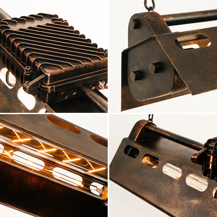 indoor designer decorative industrial metal shade hanging lamp fixture chandelier pendant light