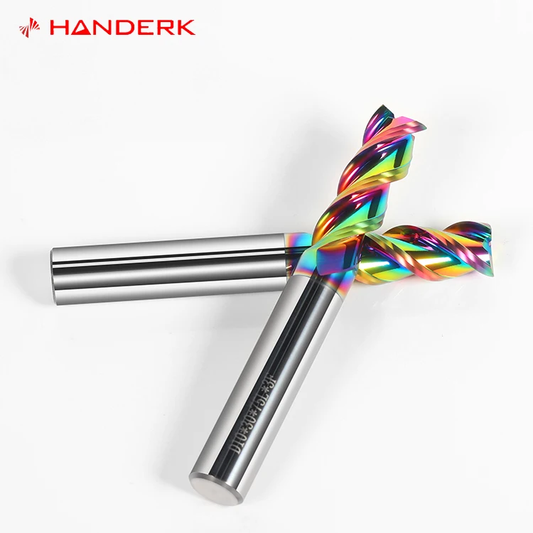 Фреза HANDERK OEM Hrc55/65 из карбида вольфрама 2/3 фреза алюминиевая плоская фреза для станка с ЧПУ