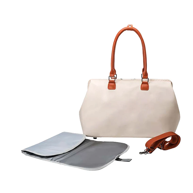 Factory Price Tote Diaper Bag Tote with Changing Pad Mommy Bag for Hospital Large Travel Tote Bag for Boys Girls