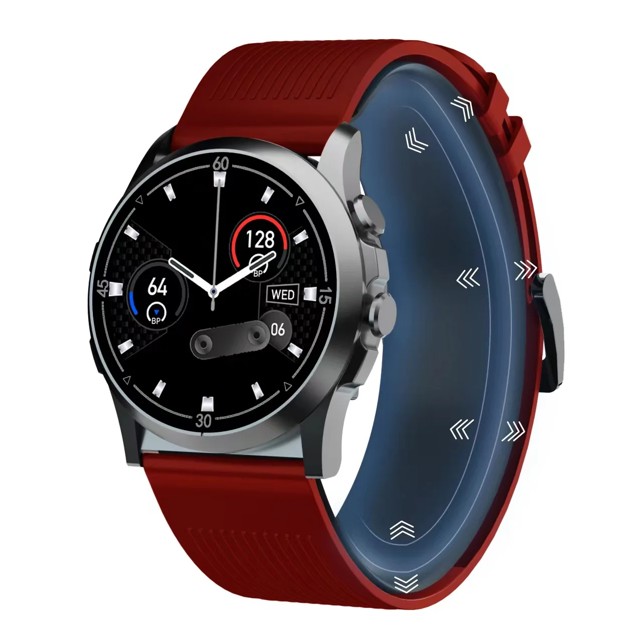 Valdus 2022 latest reloj smart watch mobile phone wearable device air pump blood pressure portable ECG health monitor watch R2