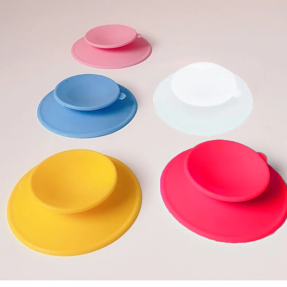 Factory spot magic double-sided suction cup anti-fall bowl silicone suction cup training bowl suction cup