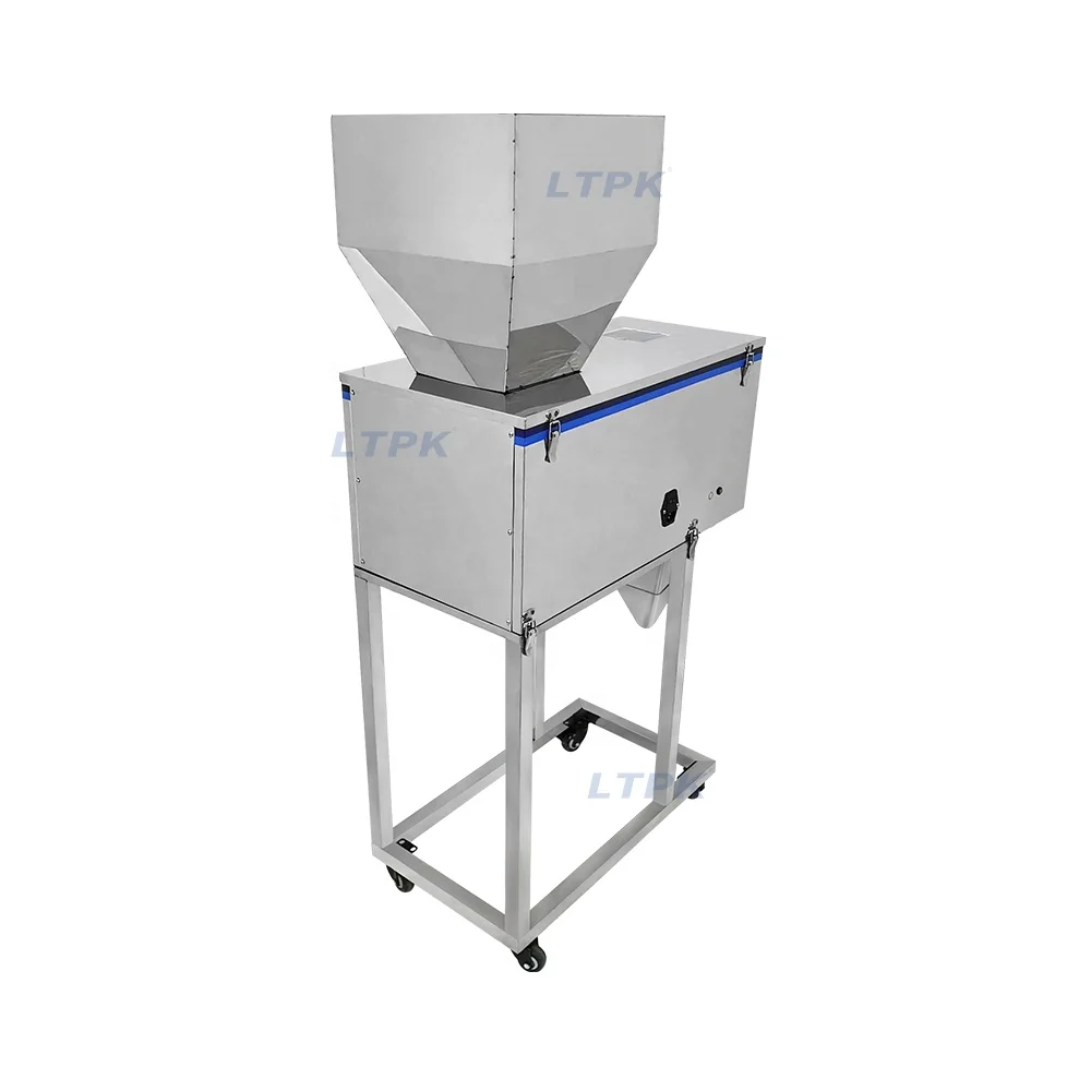 LT-W1200J Easy Cleaning Candy Biscuit Coffee Grain Crisp Part Chip Bean Snack Food Granular Powder Weighing Filling Machine