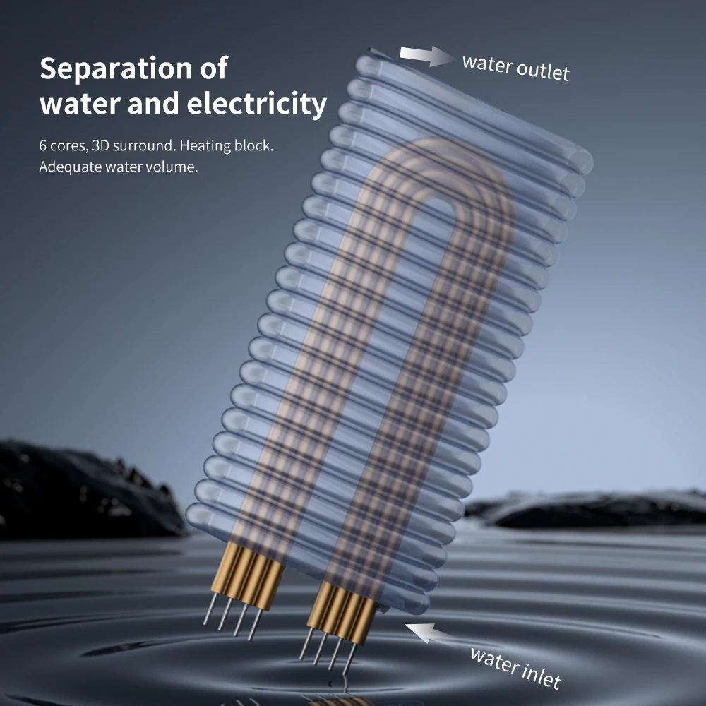 8.5kW Tankless Instant Electric Water Heater 220V Smart Touch Control Calentador De Agua Hot Water Geyser on Demand for Salon