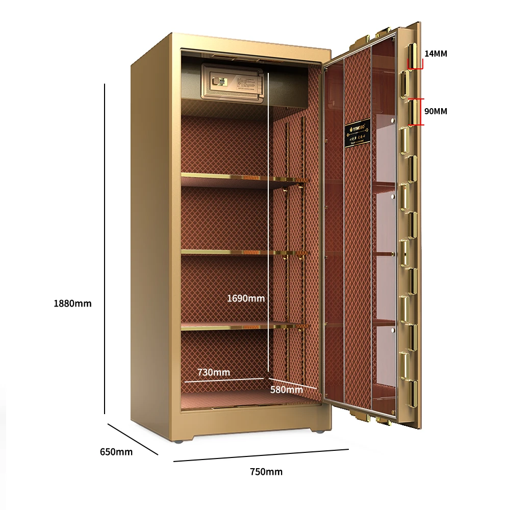 All Steel Large Electronic Digital Lock Security Home Safe Box