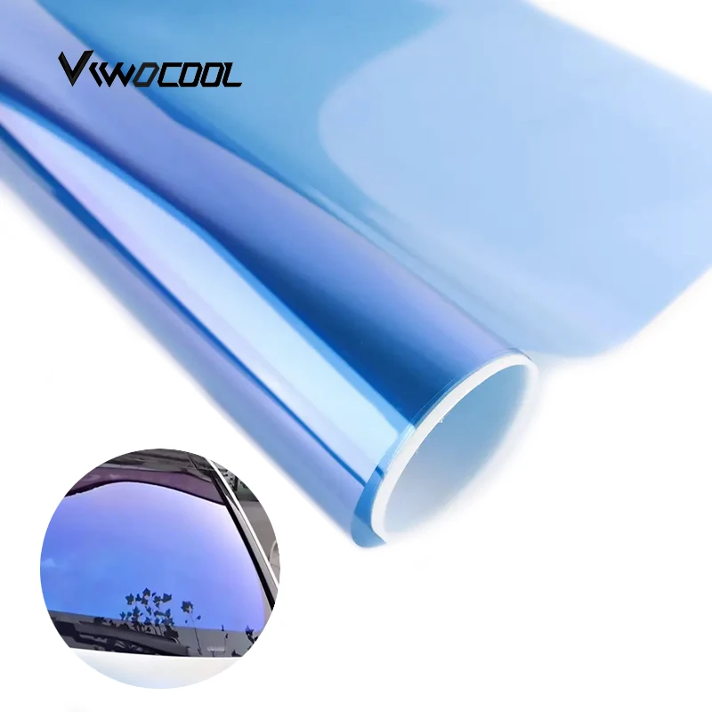 viwocool 5ft*100ft chameleon tint roll wholesale price chameleon window film photochromic uvr99%