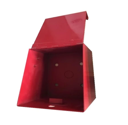 Huarui sheet metal products stainless steel processing precision laser cutting welding automotive charging pile sheet metalal