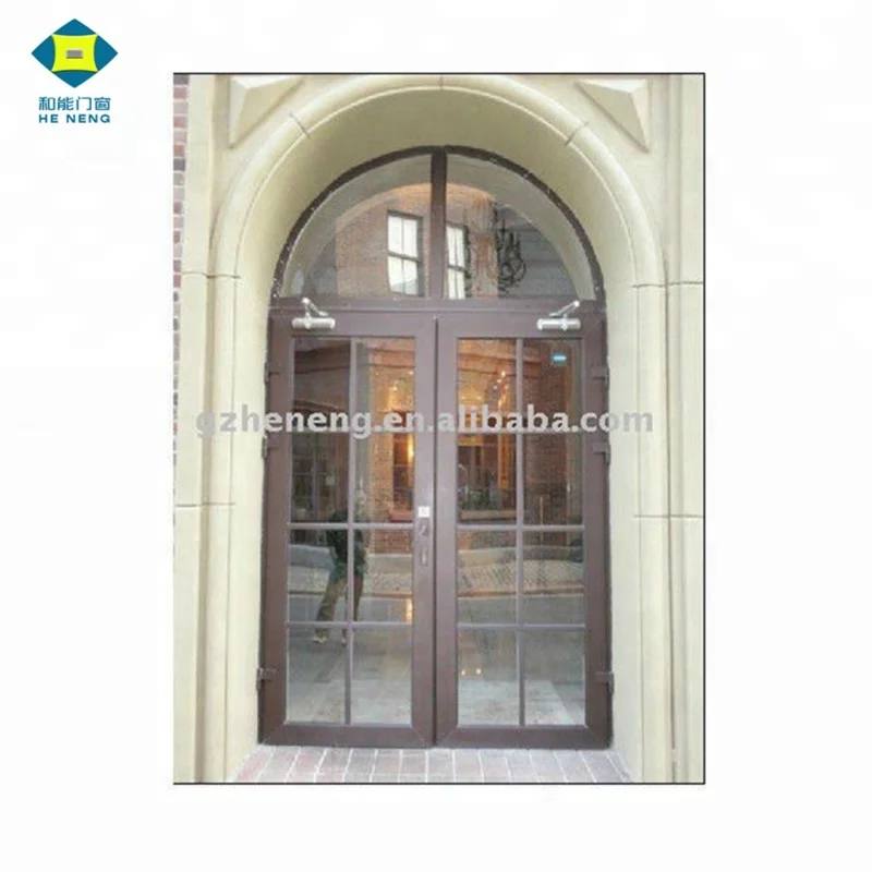 Hot selling product high quality Sliding Arch Door Half Moon Windows With Modern Grill Design Cheap House Window For Sale