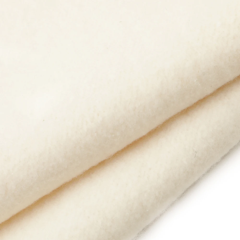 Hot sale OEM solid double side yarn dye woven cvc fleece fabric for winter garment