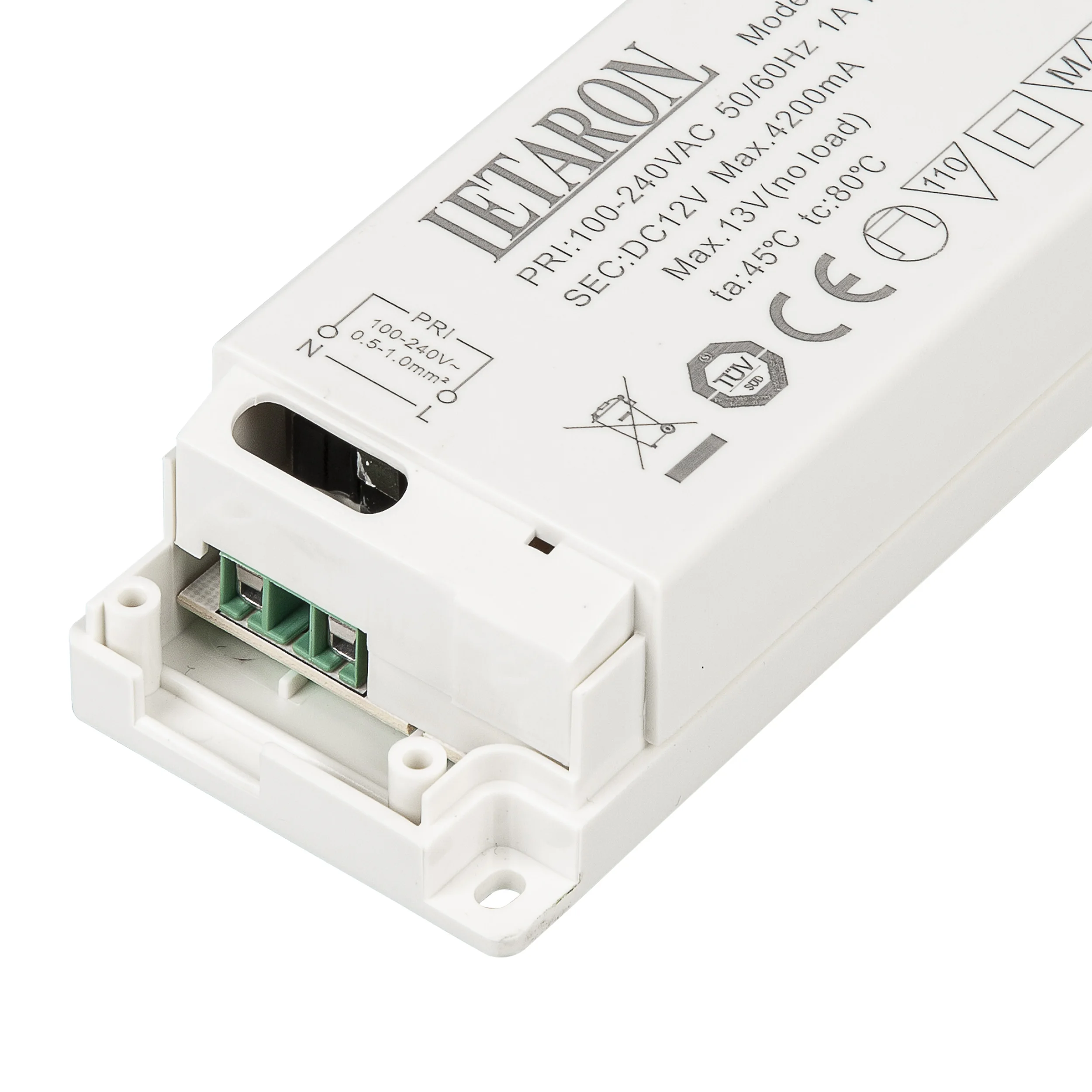 LETARON 12V DC LED driver 4160mA 50W 220-240V AC 50/60HZ PF> 0 9 EU universal Driver